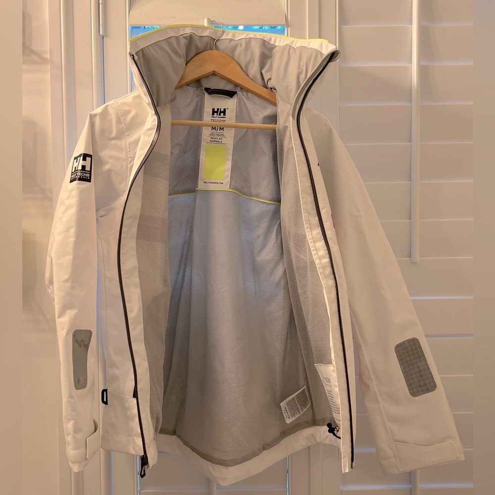 Helly Hanson Salt Navigator Jacket - White - M - Picture 2 of 4